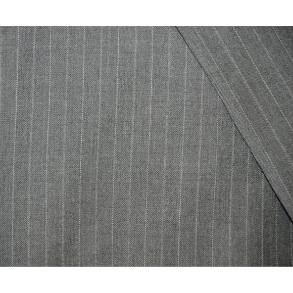 NWT Tasso Elba Blazer Mens 42L Gray Pinstripe Super 110s Wool Suit Jacket Career - Picture 6 of 13